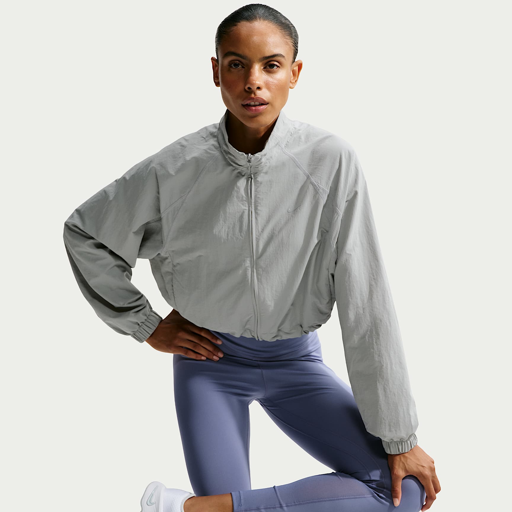 Nike N.A.C. Women's Oversized Woven Full-Zip Jacket. Nike LU